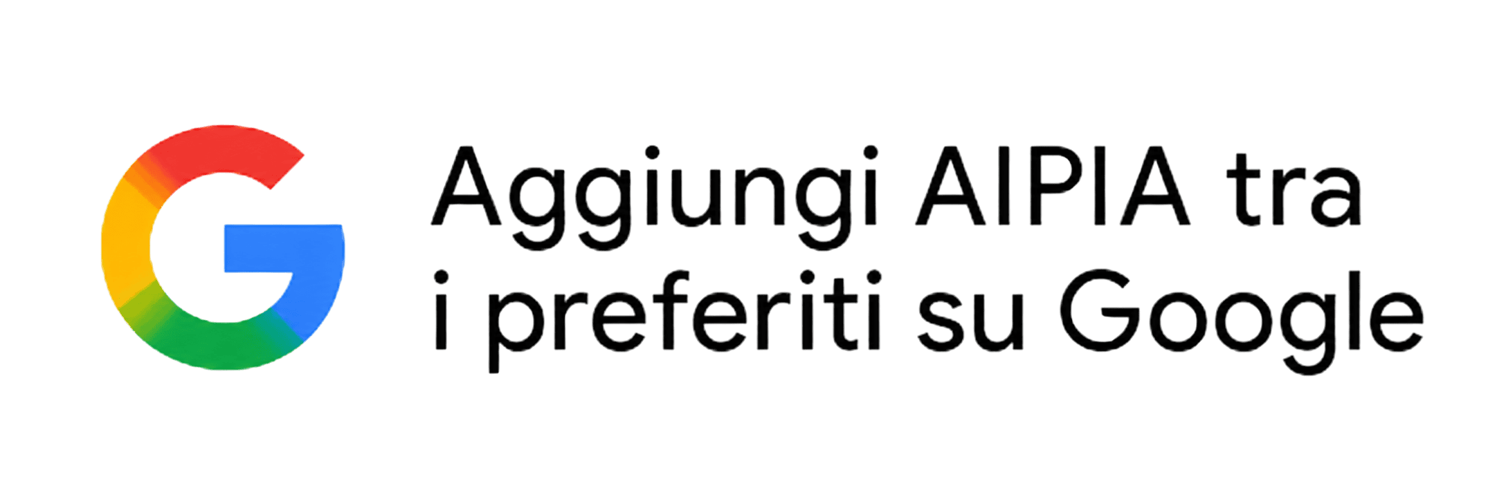 Aggiungi AIPIA tra i preferiti su Google